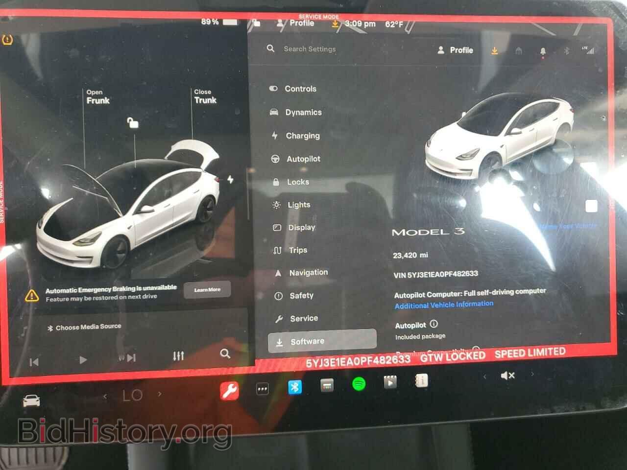 2023 TESLA MODEL 3 - VIN: 5YJ3E1EA0PF482633 - Фото 9