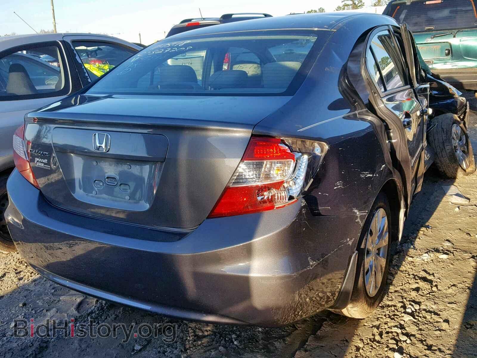 2012 HONDA CIVIC - VIN: 19XFB2F54CE090378 - Фото 4