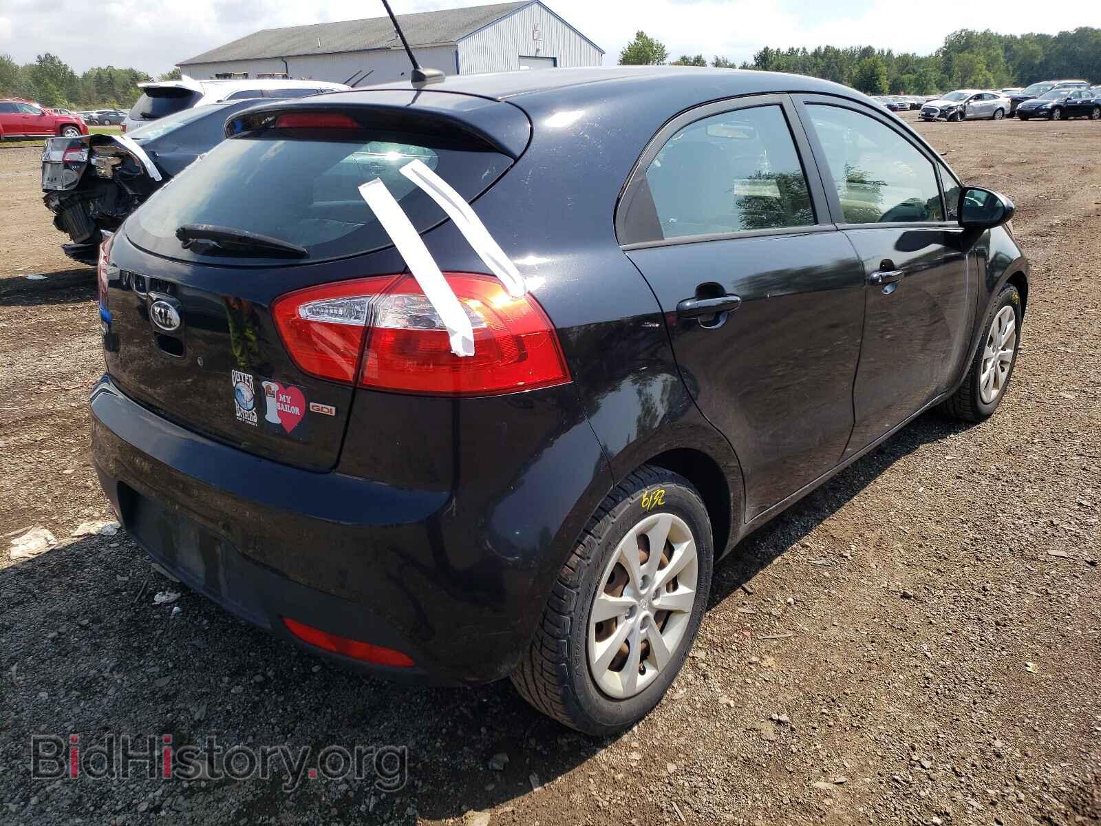 2012 KIA RIO - VIN: KNADM5A38C6040921 - Фото 4