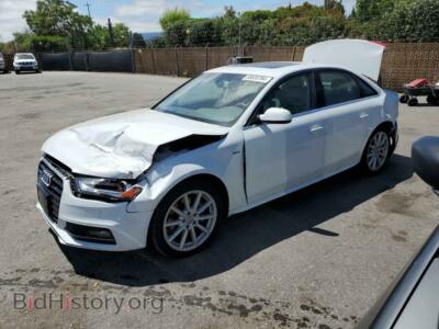2016 Audi A4 Premium Plus S-Line, белый — VIN WAUFFAFL2GN016713, Copart