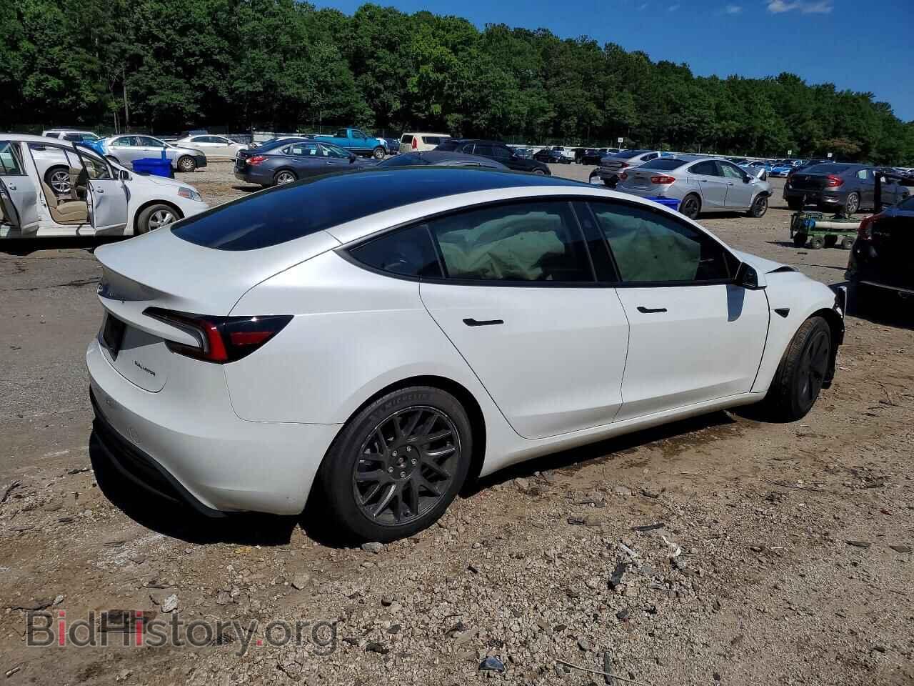 2024 TESLA MODEL 3 - VIN: 5YJ3E1EBXRF834760 - Фото 3
