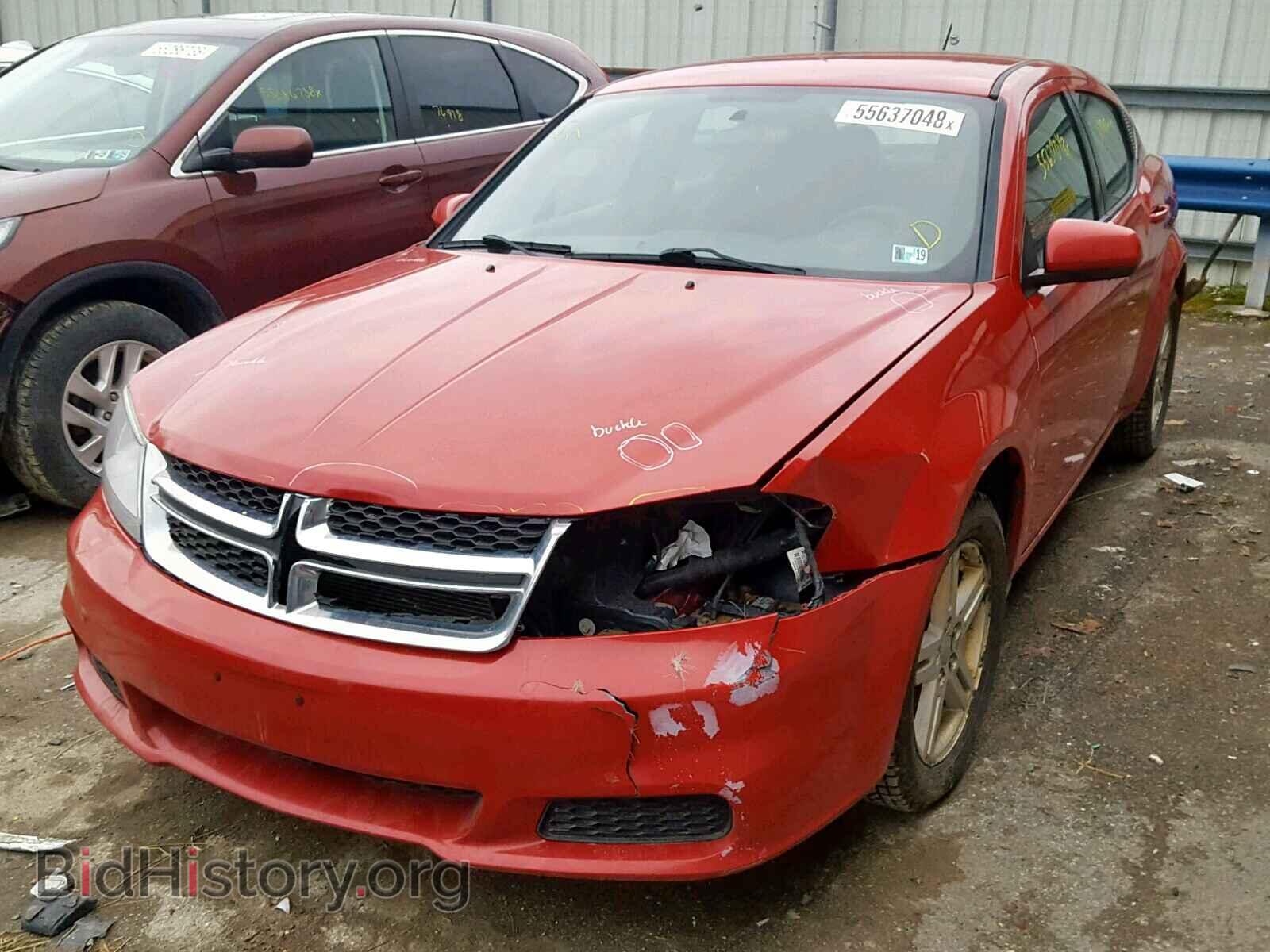 2012 DODGE AVENGER - VIN: 1C3CDZCB6CN224128 - Фото 2