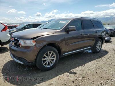 2017 Dodge DURANGO SXT, brown — VIN 1C4RDJAG0HC824037, Copart