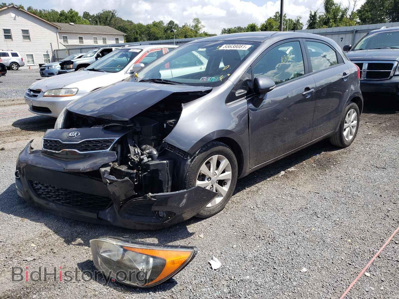 2013 KIA RIO - VIN: KNADN5A3XD6138492 - Фото 2
