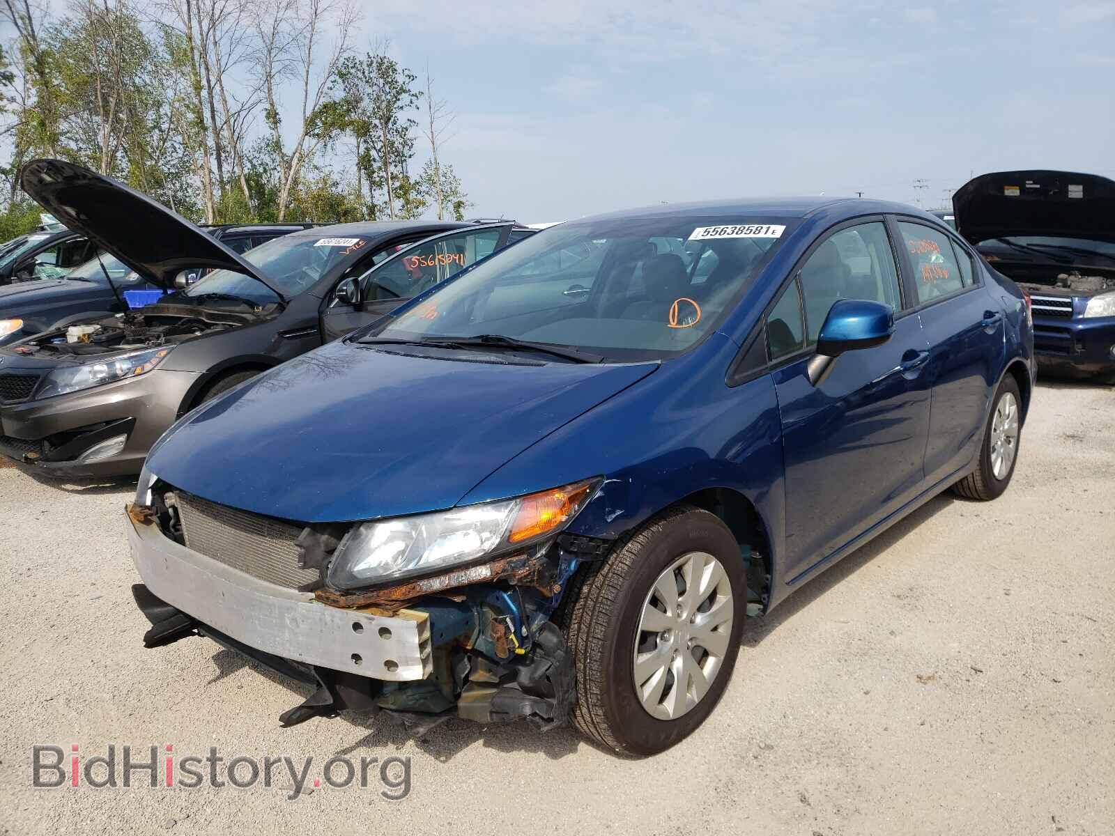 2012 HONDA CIVIC - VIN: 19XFB2F53CE065178 - Фото 2