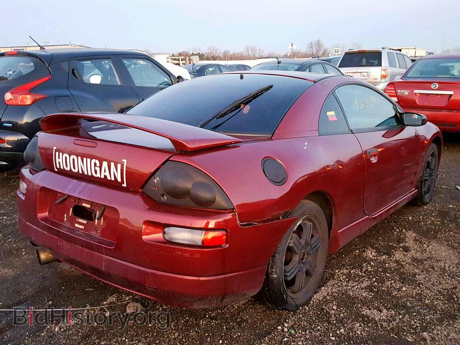 2001 MITSUBISHI ECLIPSE - VIN: 4A3AC54H31E050966 - Фото 4