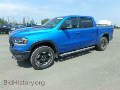 2022 RAM 1500 Rebel, blue — VIN 1C6SRFLTXNN220156, Copart