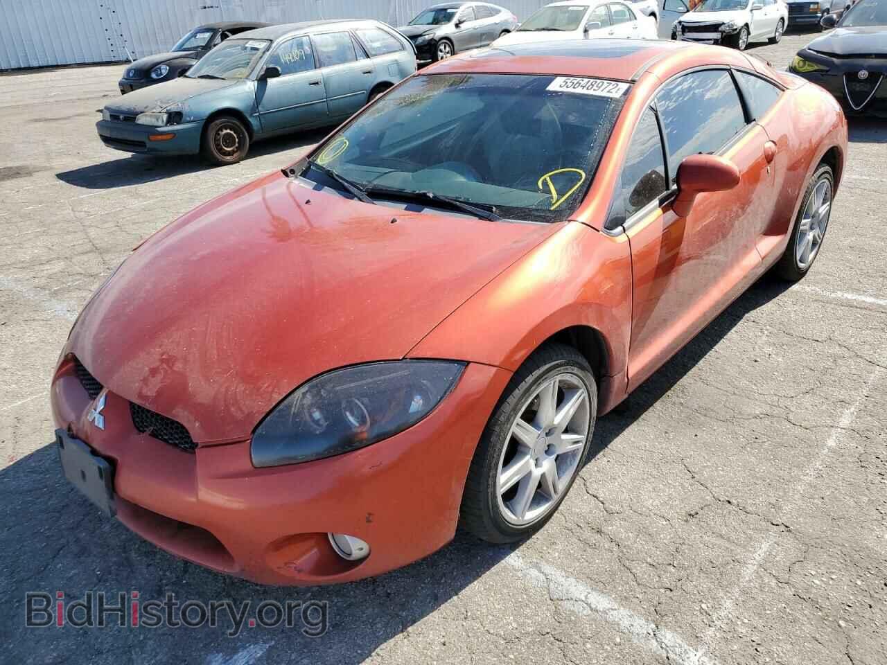2006 MITSUBISHI ECLIPSE - VIN: 4A3AK34T16E012395 - Фото 2