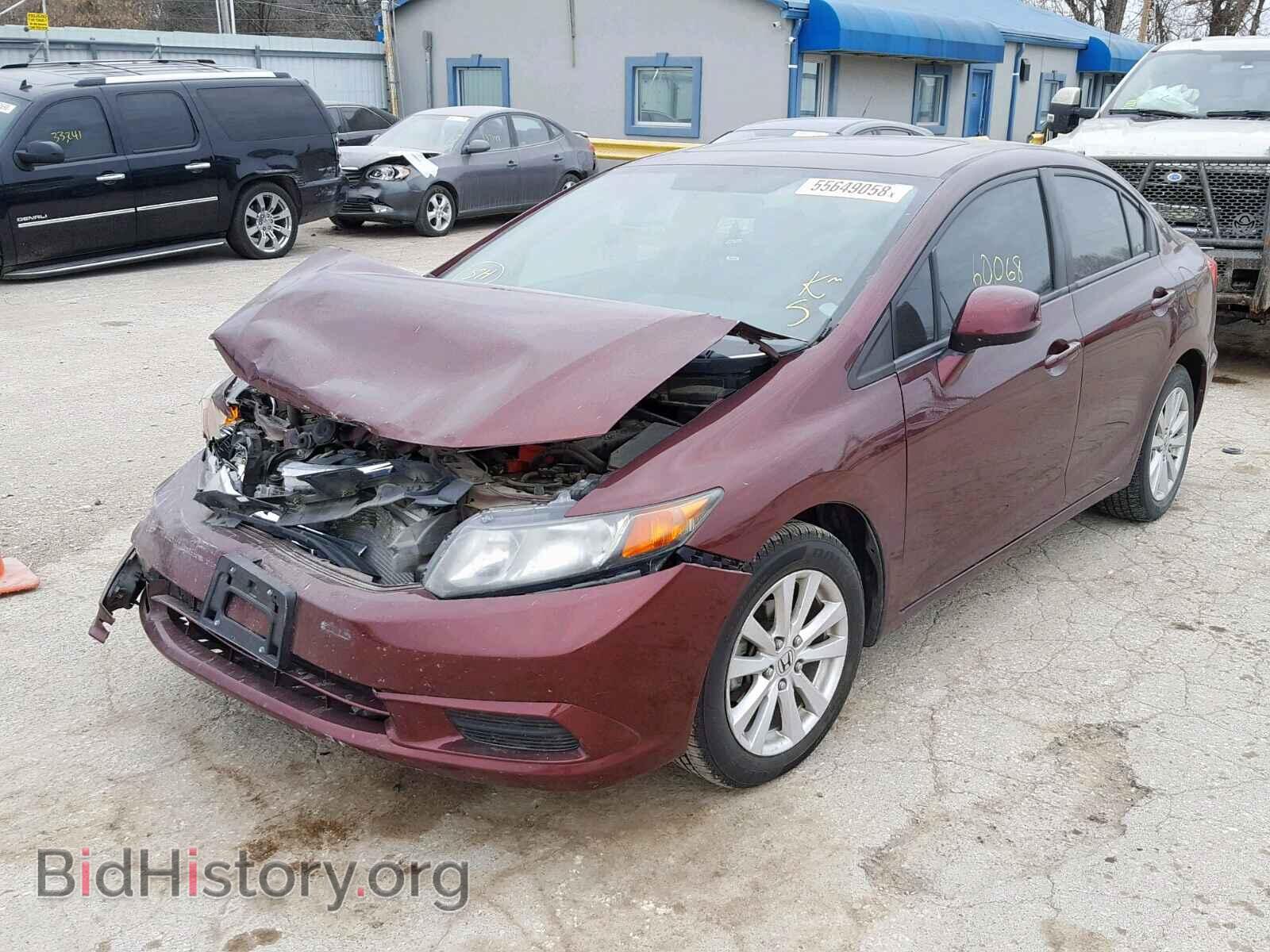 2012 HONDA CIVIC - VIN: 19XFB2F82CE048429 - Фото 2
