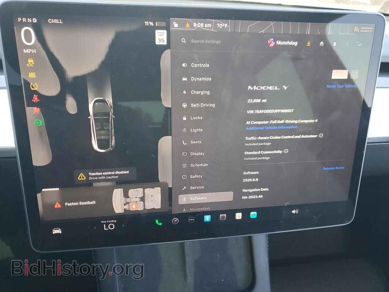 2023 TESLA MODEL Y - VIN: 7SAYGDED3PF968917 - Фото 9