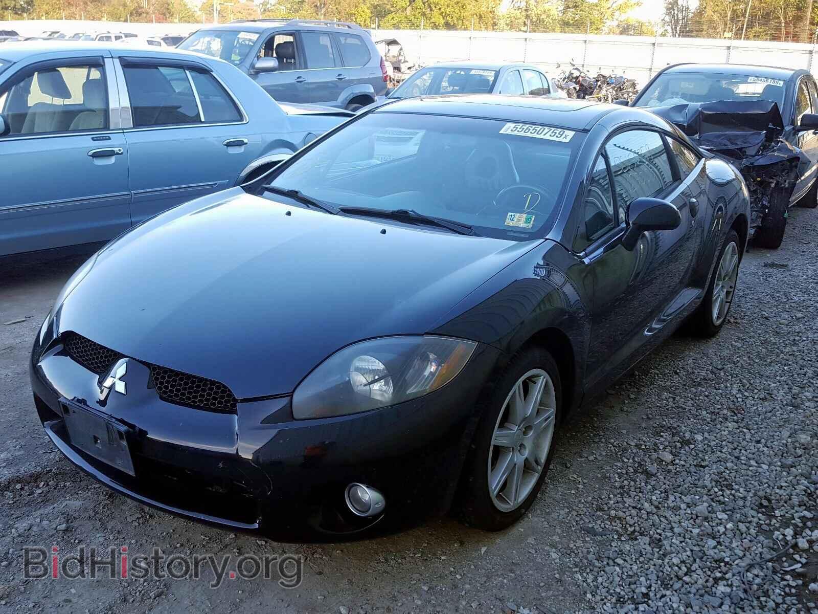 2006 MITSUBISHI ECLIPSE - VIN: 4A3AK34T56E021648 - Фото 2