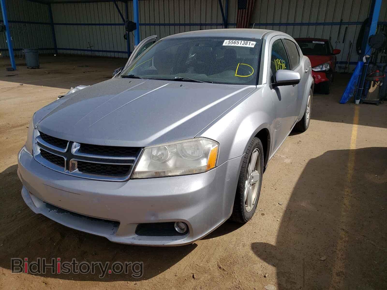 2013 DODGE AVENGER - VIN: 1C3CDZCB9DN707906 - Фото 2