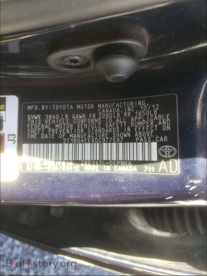2013 TOYOTA COROLLA - VIN: 2T1BU4EEXDC977697 - Photo 10