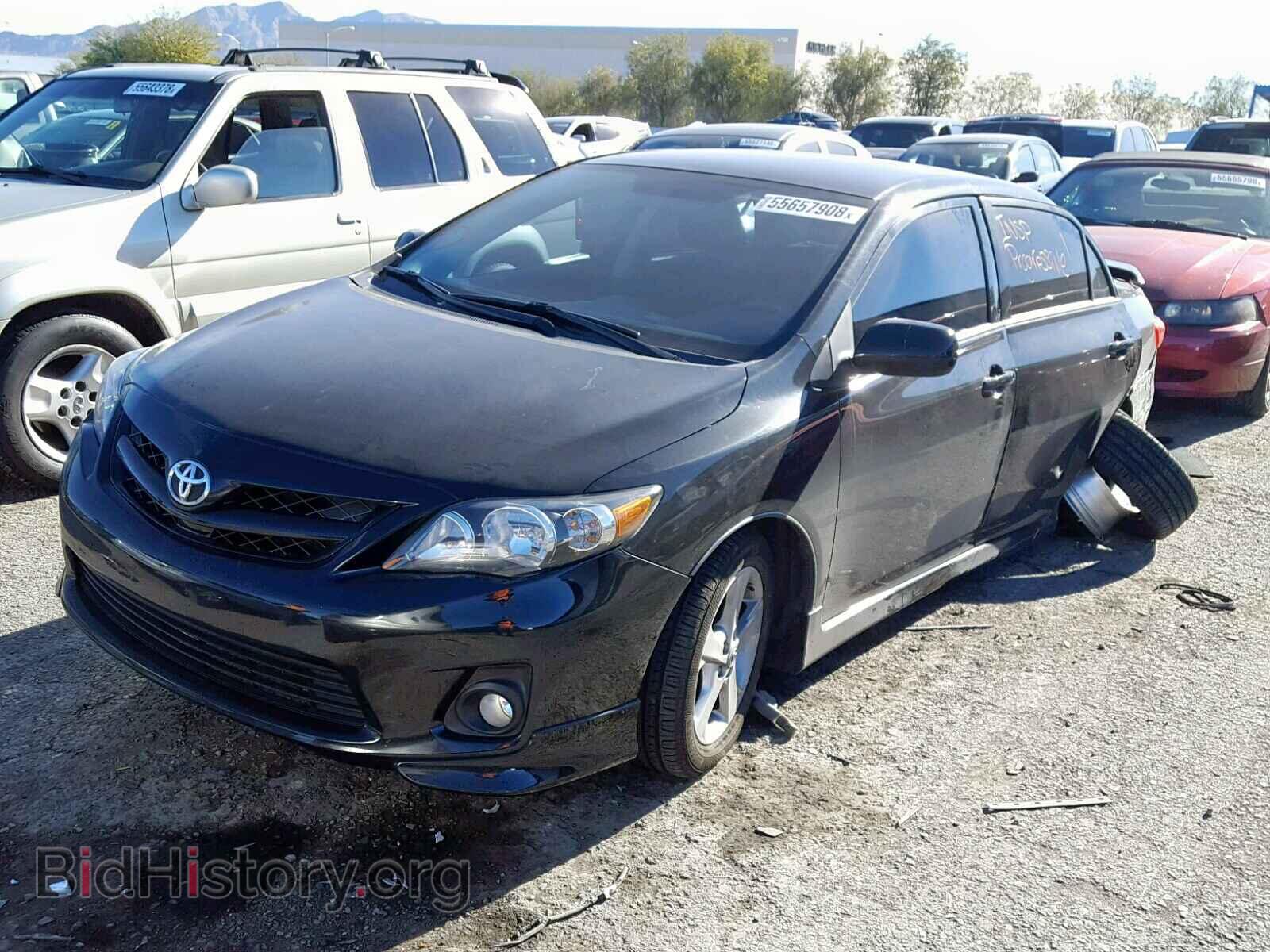2013 TOYOTA COROLLA BA - VIN: 2T1BU4EE7DC955981 - Фото 2