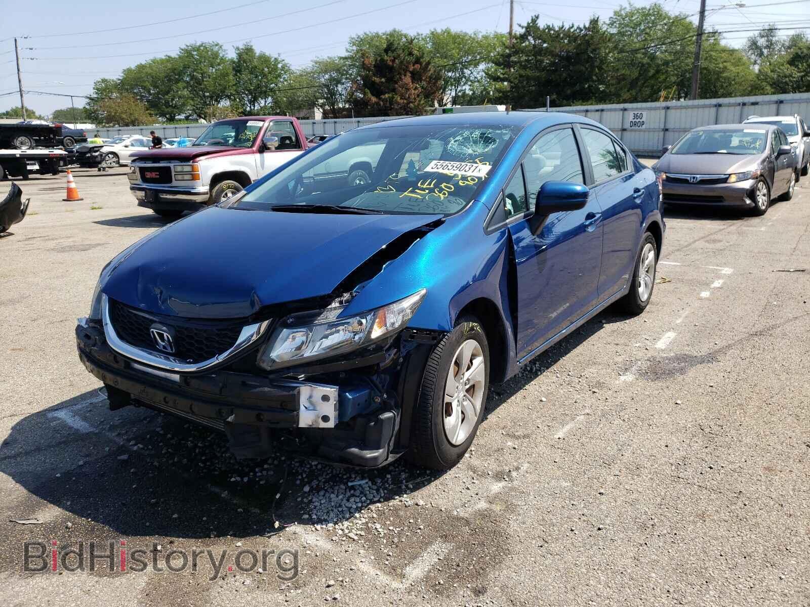 2014 HONDA CIVIC - VIN: 19XFB2F58EE218480 - Фото 2