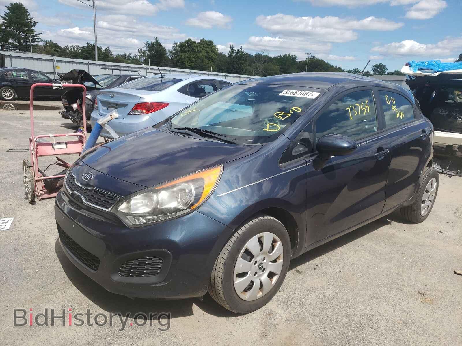 2012 KIA RIO - VIN: KNADN5A35C6083190 - Фото 2