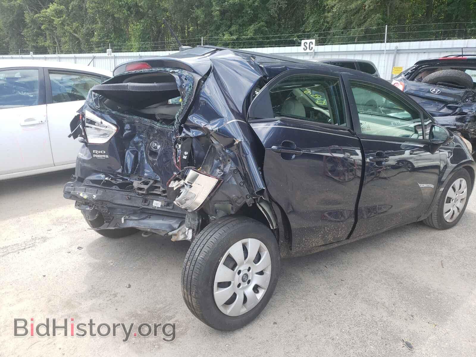 2012 KIA RIO - VIN: KNADN5A35C6083190 - Фото 4