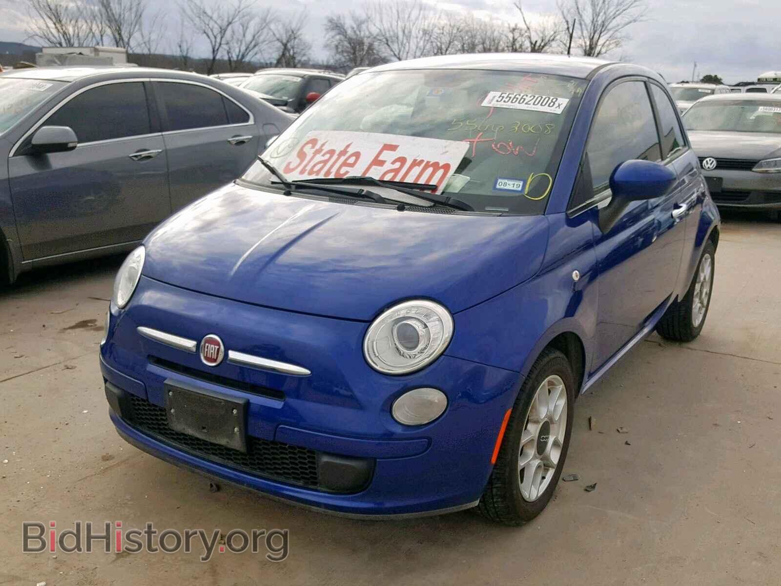 2012 FIAT 500 - VIN: 3C3CFFAR3CT229361 - Фото 2