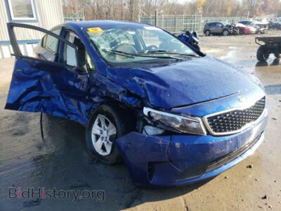2017 Kia FORTE Forte LX, синий — VIN 3KPFL4A77HE036873, Copart