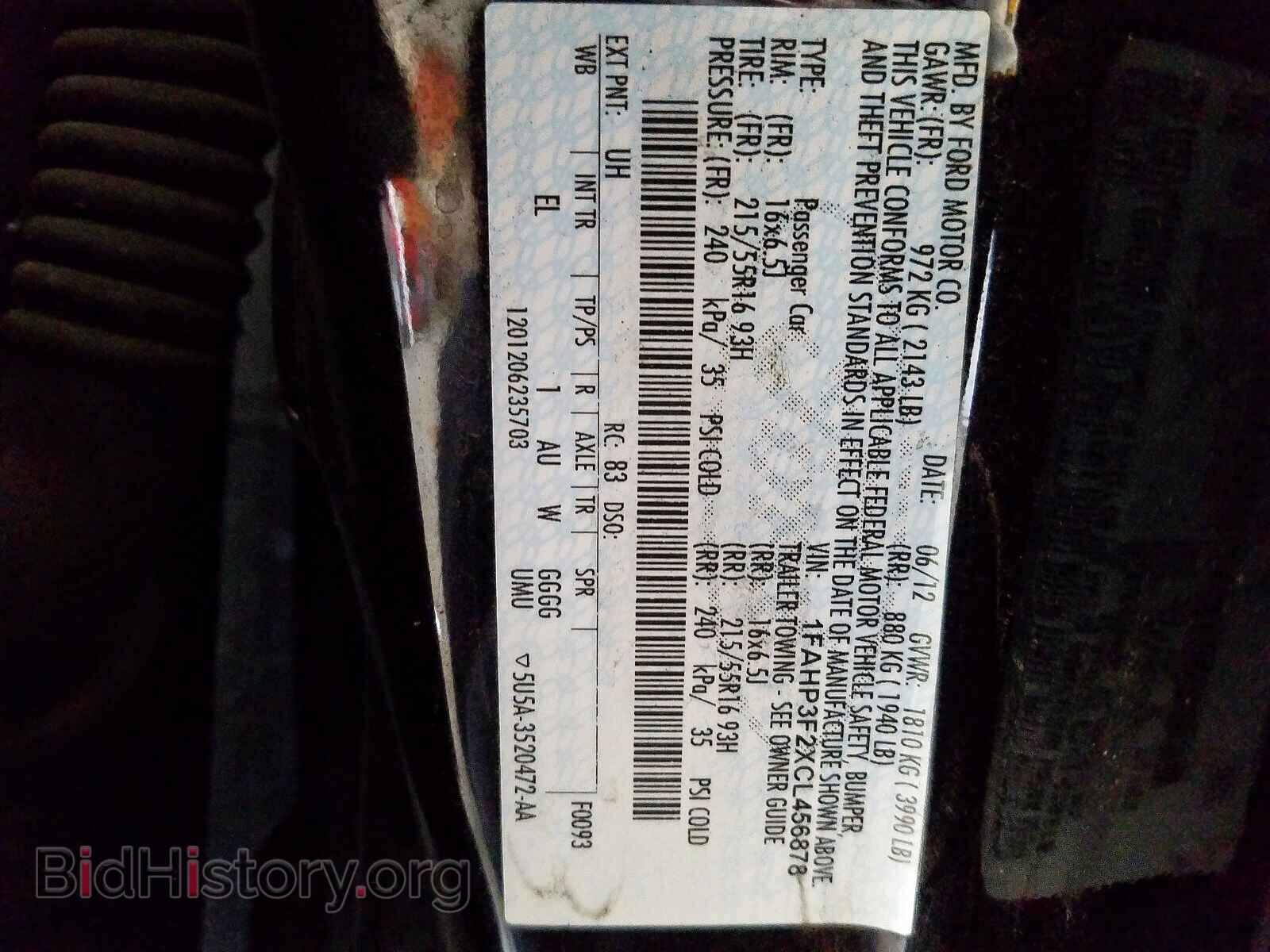 2012 FORD FOCUS - VIN: 1FAHP3F2XCL456878 - Photo 10