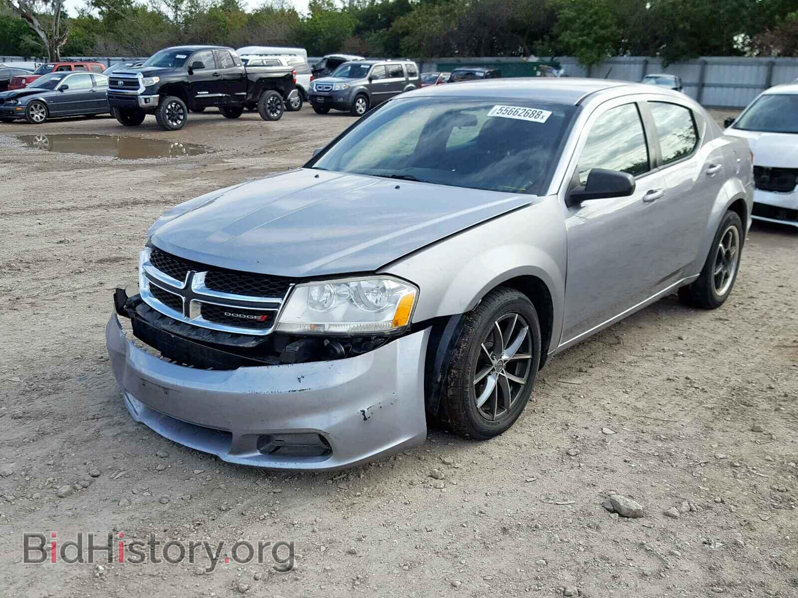 2013 DODGE AVENGER - VIN: 1C3CDZAG4DN750662 - Фото 2