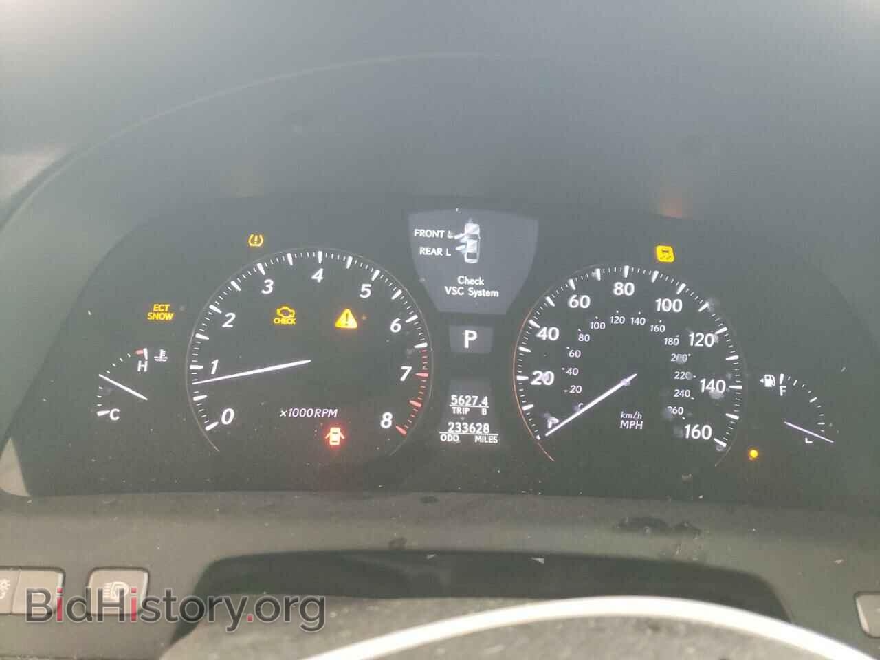 2009 LEXUS LS460 - VIN: JTHBL46F095090445 - Фото 9