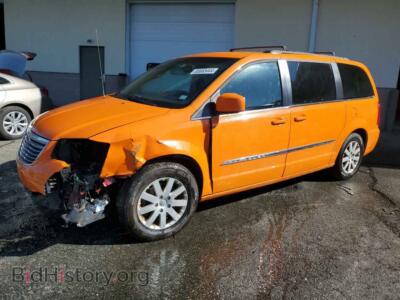 2015 Chrysler MINIVAN Touring, orange — VIN 2C4RC1BG0FR720704, Copart