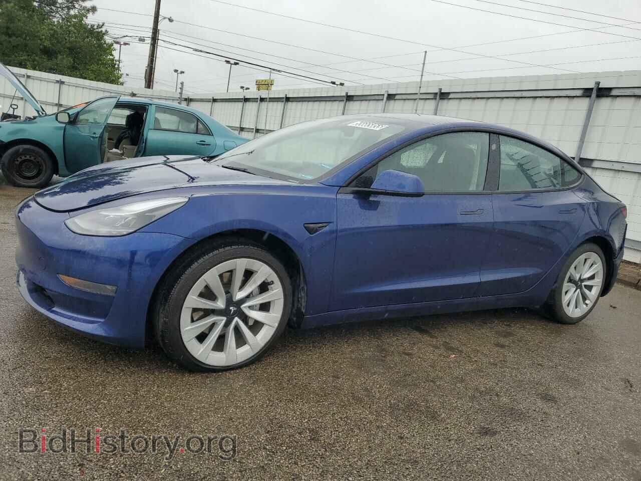 Фотография 5YJ3E1EA1NF371585 - TESLA MODEL 3 2022