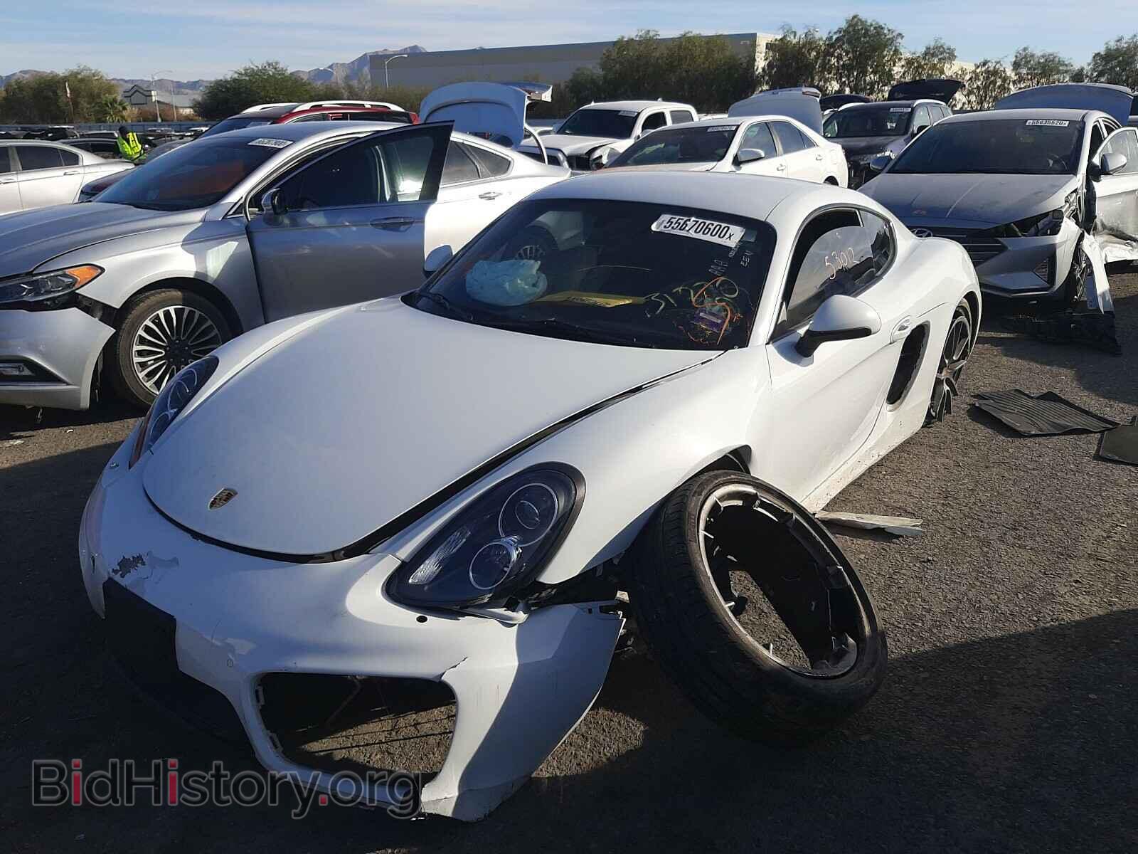 2015 PORSCHE CAYMAN - VIN: WP0AA2A86FK160432 - Фото 2