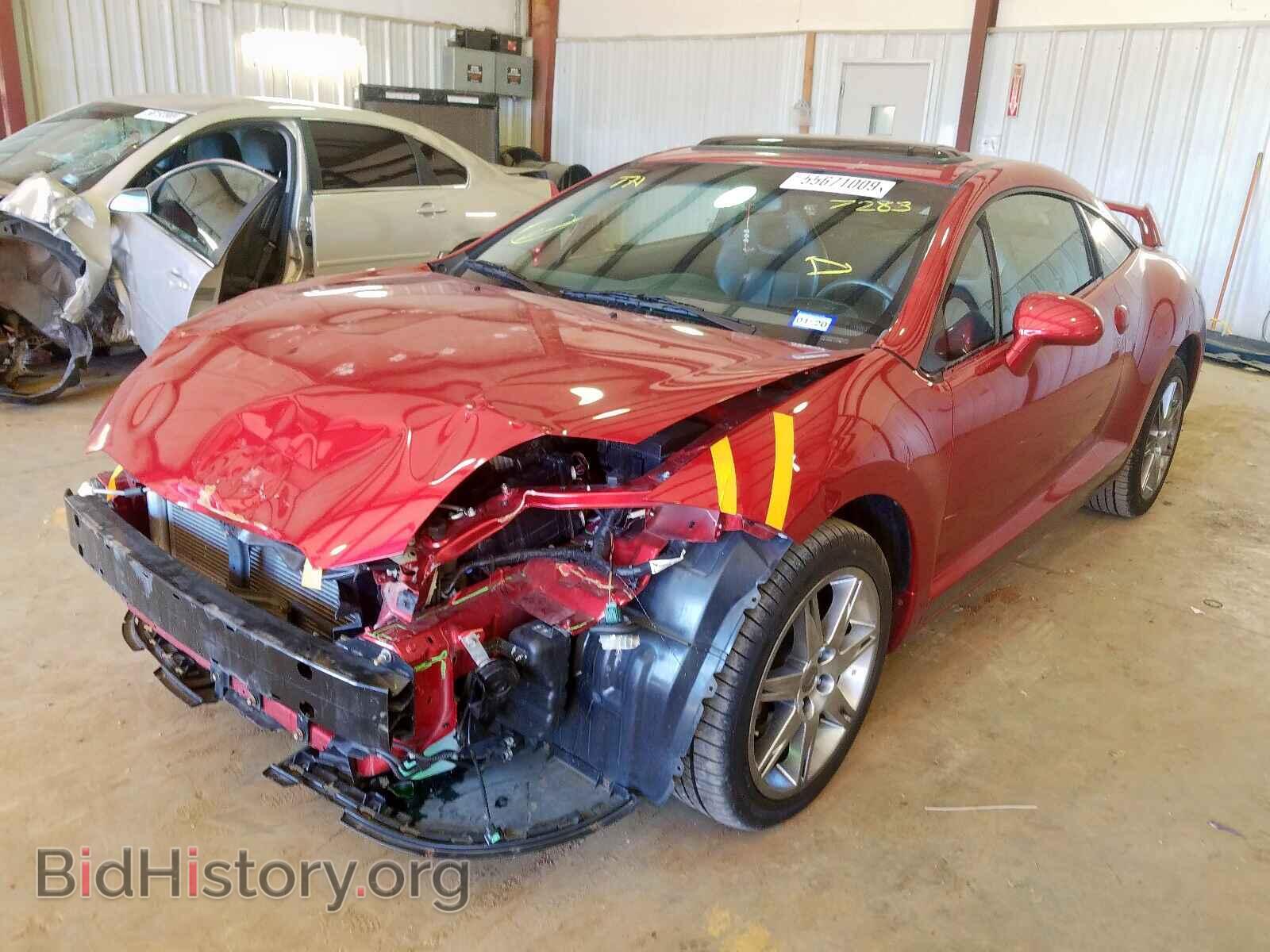 2008 MITSUBISHI ECLIPSE - VIN: 4A3AK64T48E027283 - Фото 2