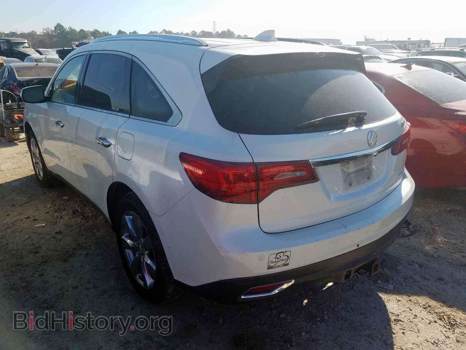 2014 ACURA MDX ADVANC - VIN: 5FRYD4H89EB001907 - Фото 3
