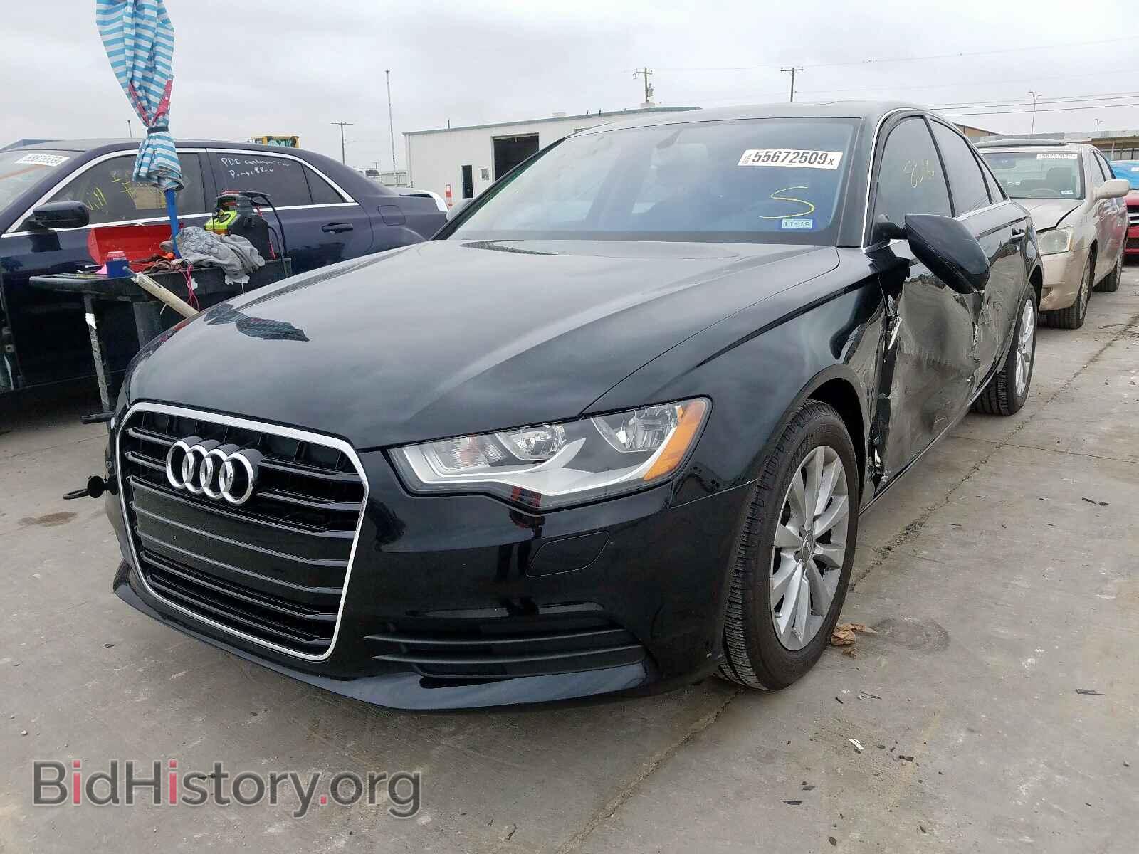 2013 AUDI A6 - VIN: WAUCFAFC3DN130542 - Фото 2