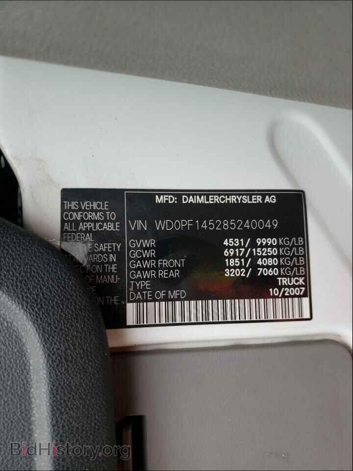 2008 DODGE SPRINTER - VIN: WD0PF145285240049 - Photo 10