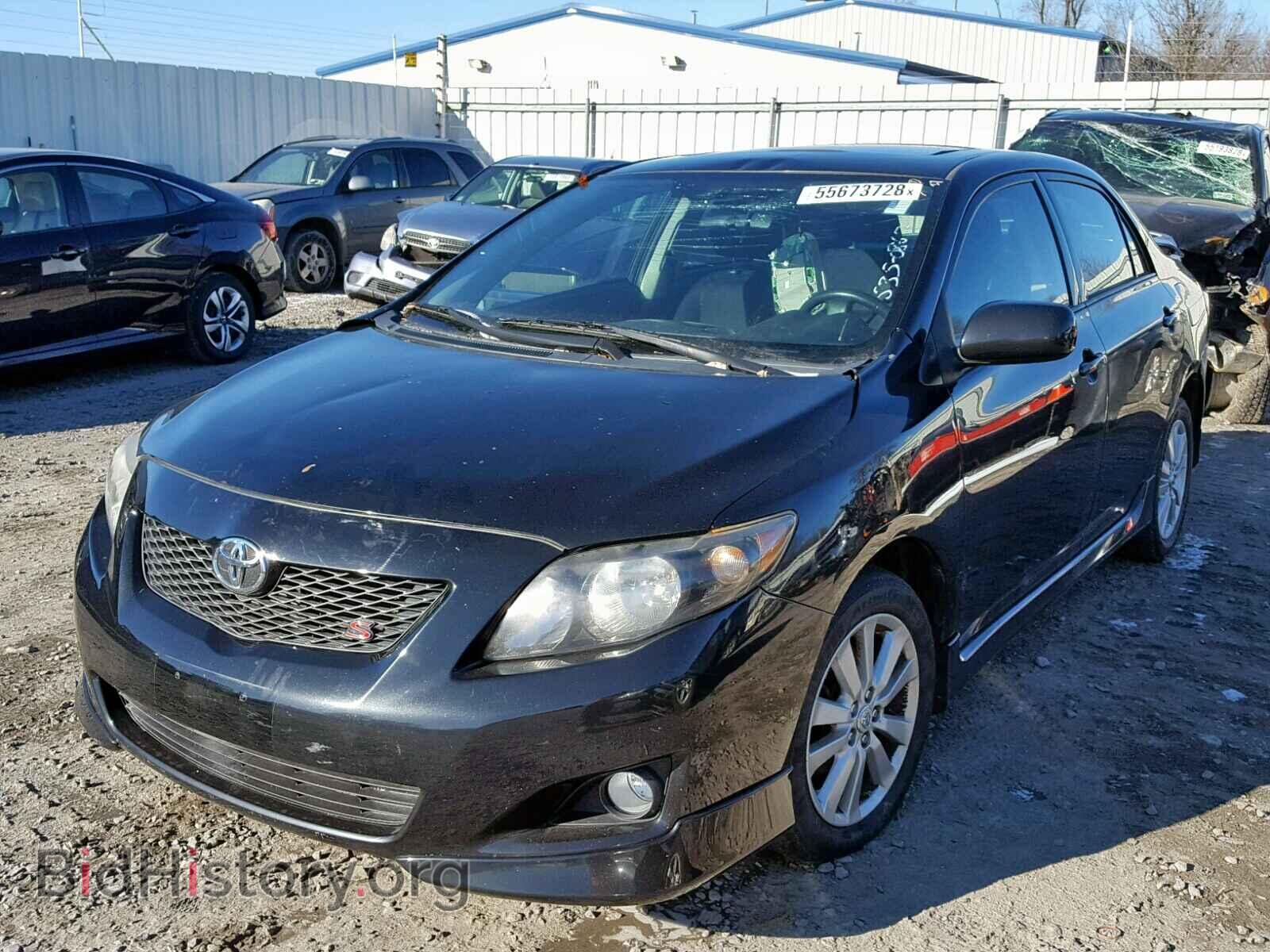 2010 TOYOTA COROLLA BA - VIN: 2T1BU4EE4AC450220 - Фото 2
