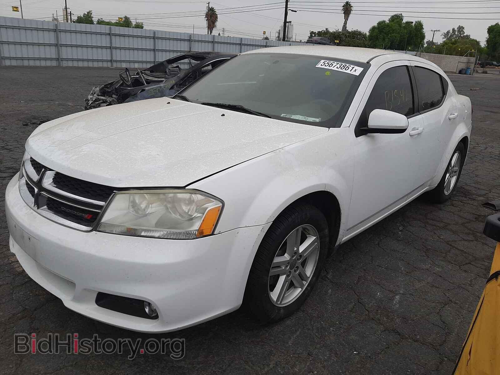 2013 DODGE AVENGER - VIN: 1C3CDZCGXDN624643 - Фото 2