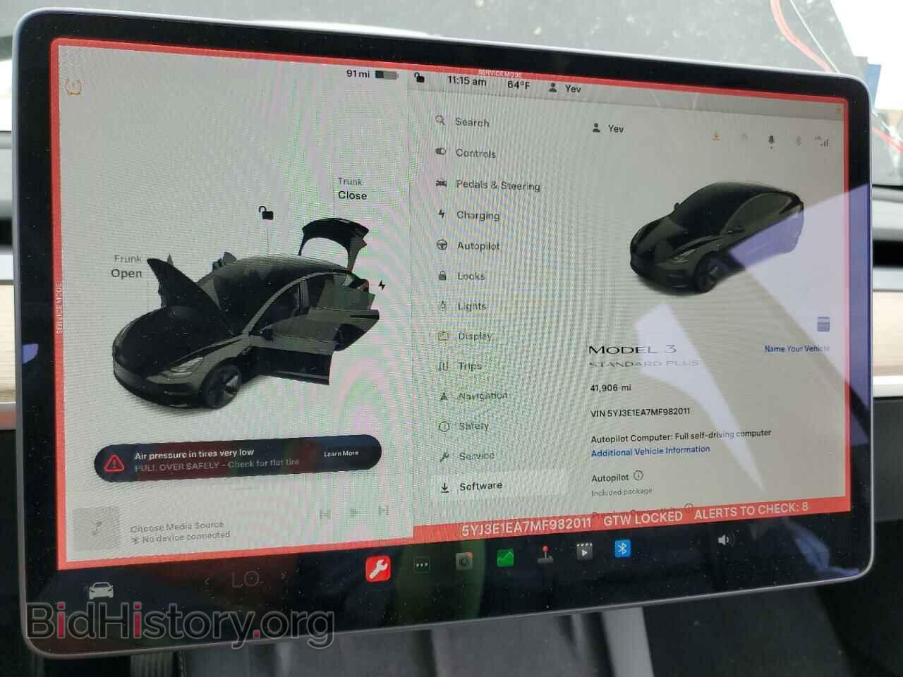 2021 TESLA MODEL 3 - VIN: 5YJ3E1EA7MF982011 - Photo 9