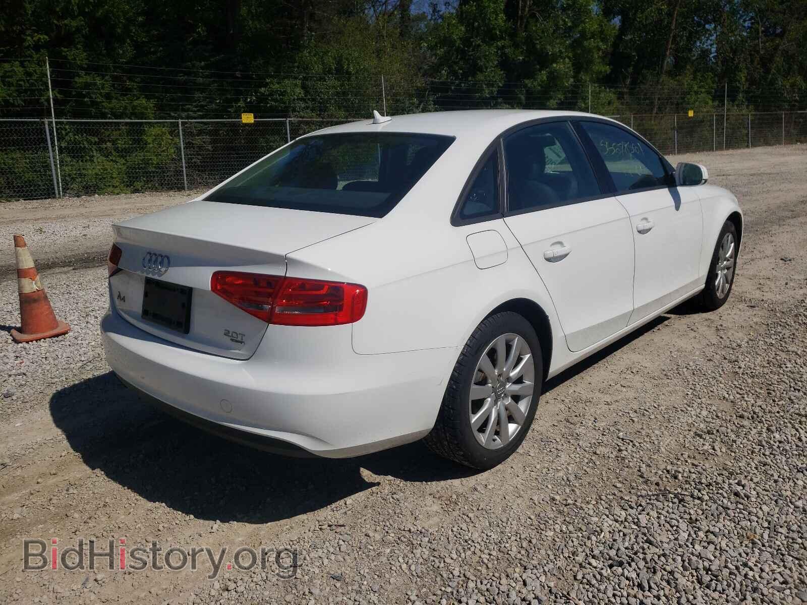 2013 AUDI A4 - VIN: WAUBFAFL0DN031754 - Photo 4