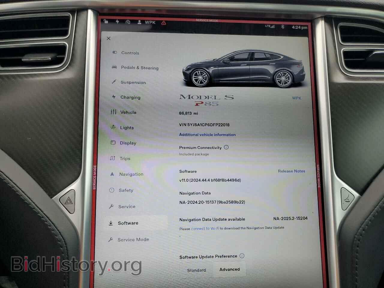 2013 TESLA MODEL S - VIN: 5YJSA1CP6DFP22018 - Photo 9