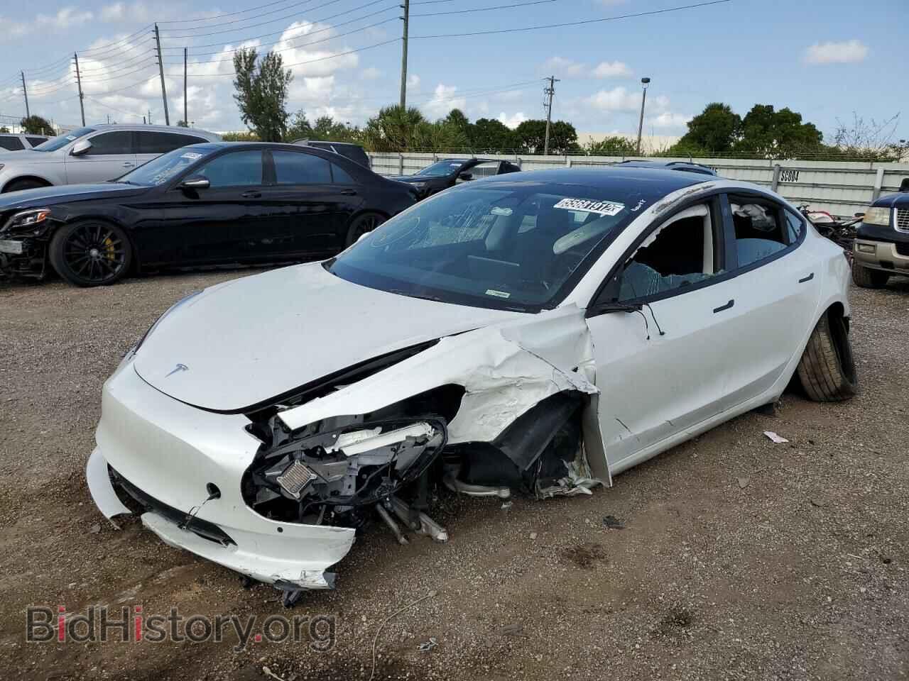 2022 TESLA MODEL 3 - VIN: 5YJ3E1EA6NF188196 - Фото 2