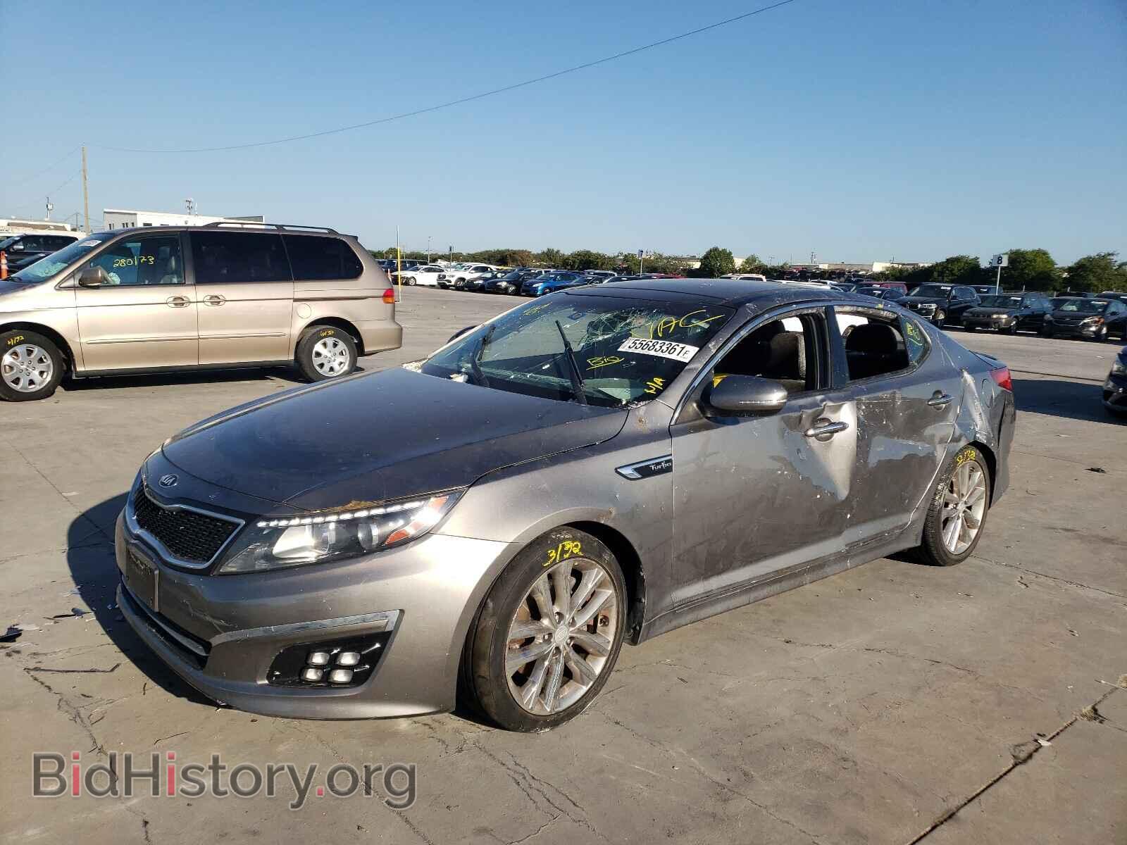 2015 KIA OPTIMA - VIN: 5XXGR4A63FG384541 - Фото 2