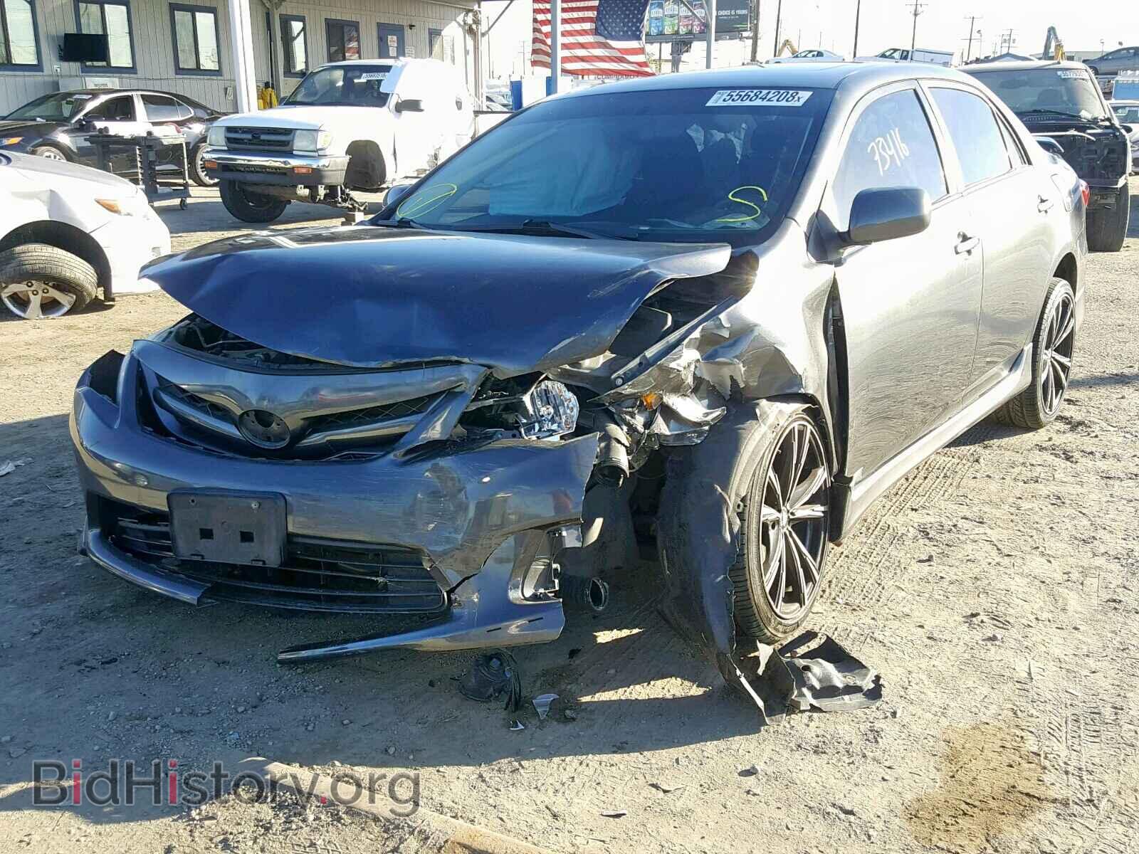 2011 TOYOTA COROLLA BA - VIN: 2T1BU4EE6BC653837 - Фото 2