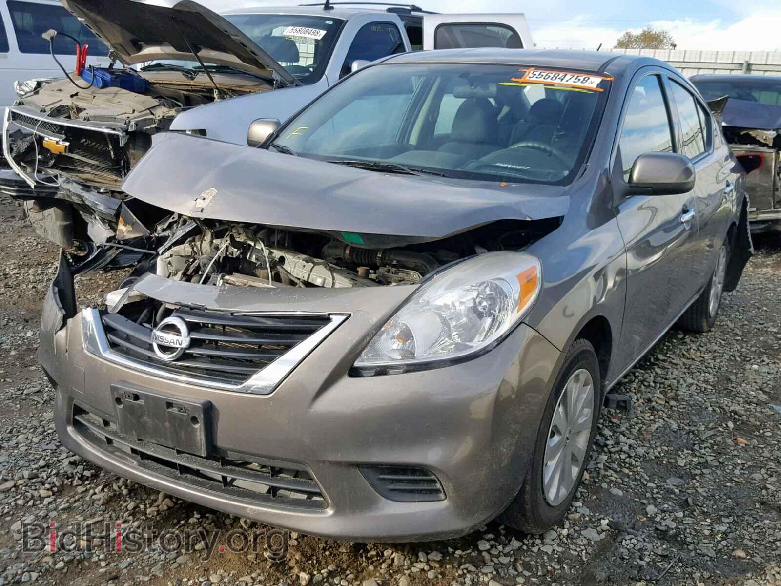 2014 NISSAN VERSA - VIN: 3N1CN7AP7EL810077 - Фото 2