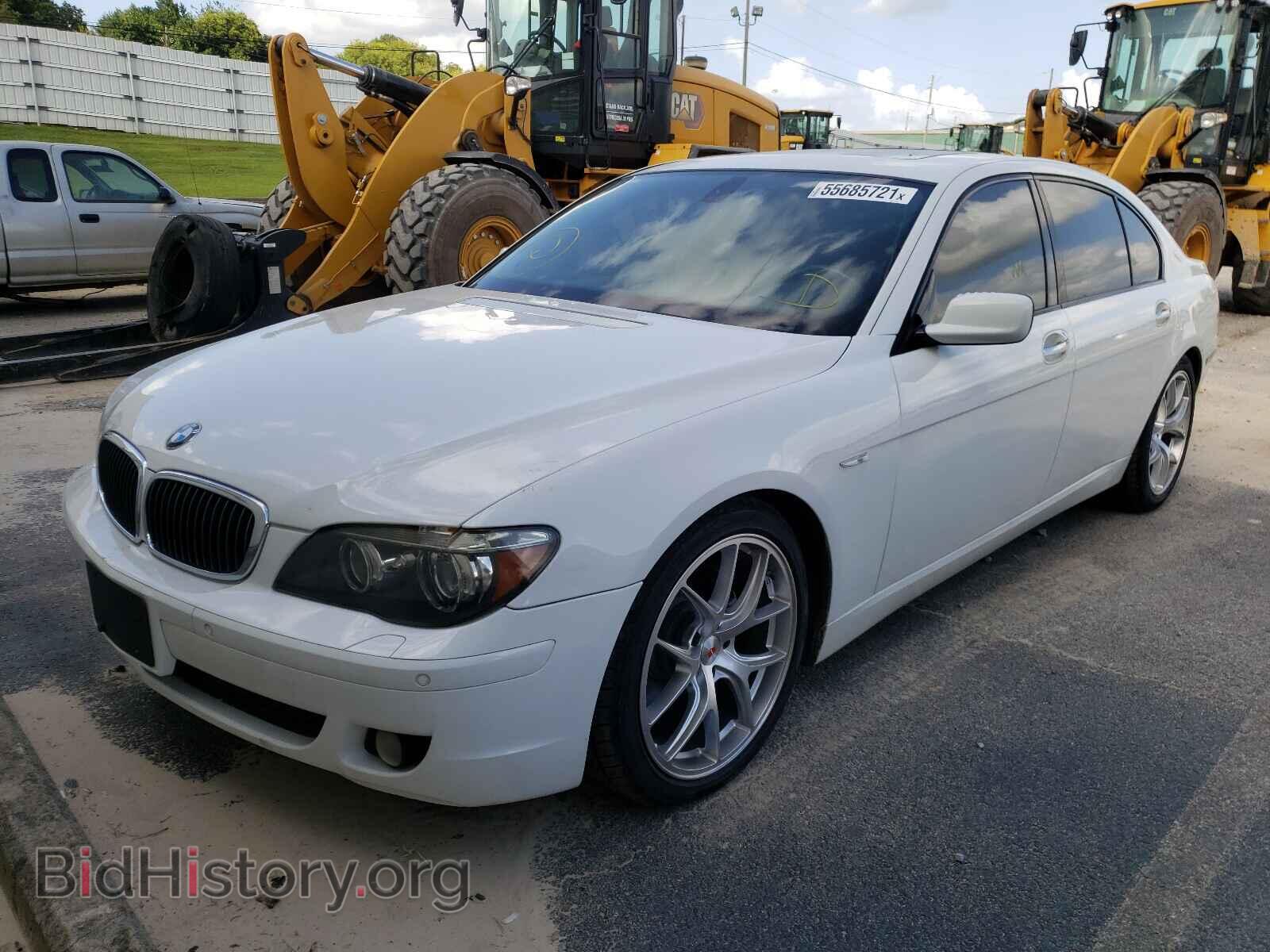 2007 BMW 7 SERIES - VIN: WBAHN83557DT72427 - Фото 2