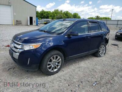 2012 Ford EDGE Limited, blue — VIN 2FMDK4KCXCBA30731, Copart