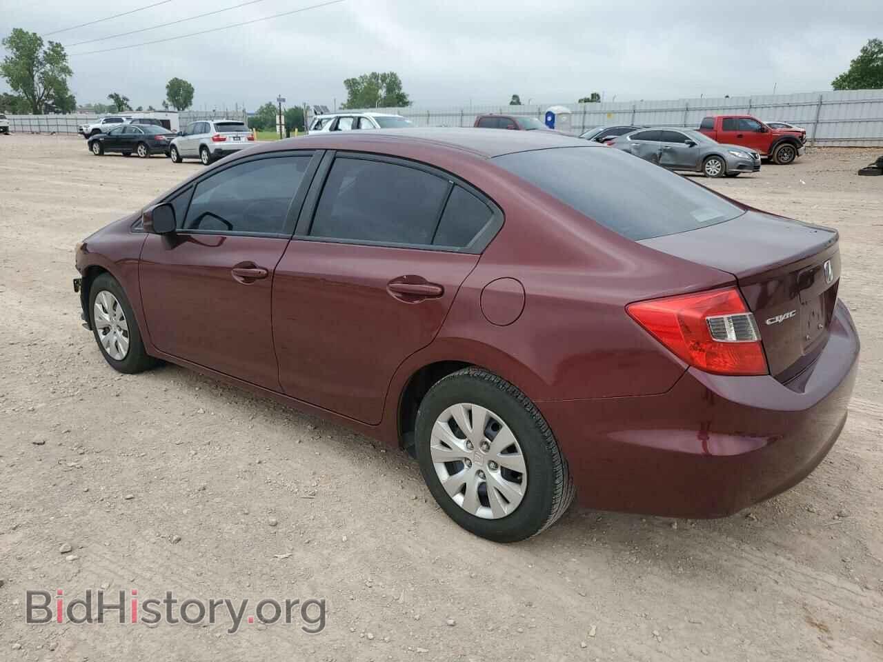 2012 HONDA CIVIC - VIN: 2HGFB2F57CH596437 - Фото 2