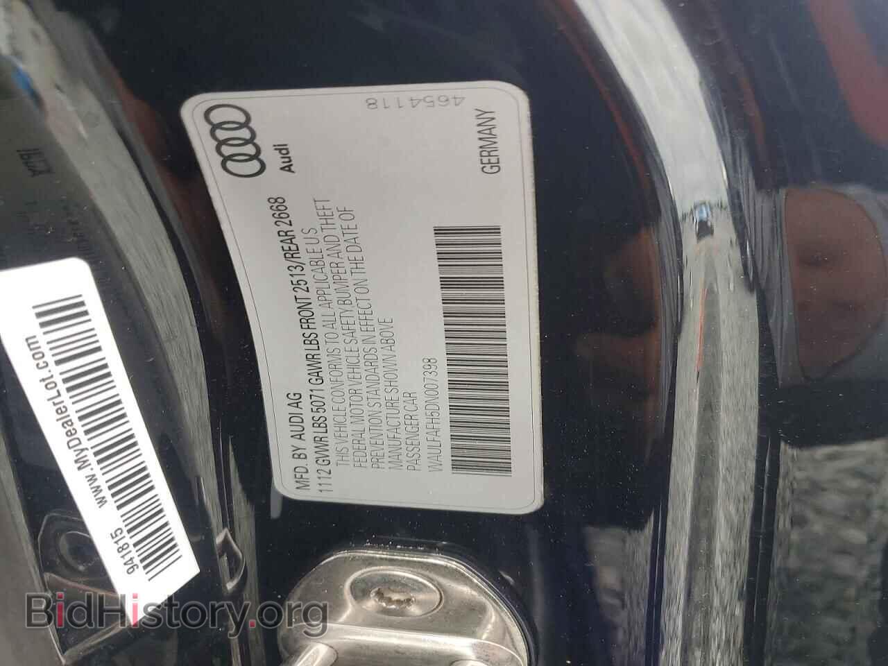 2013 AUDI A5 - VIN: WAULFAFH5DN007398 - Photo 12