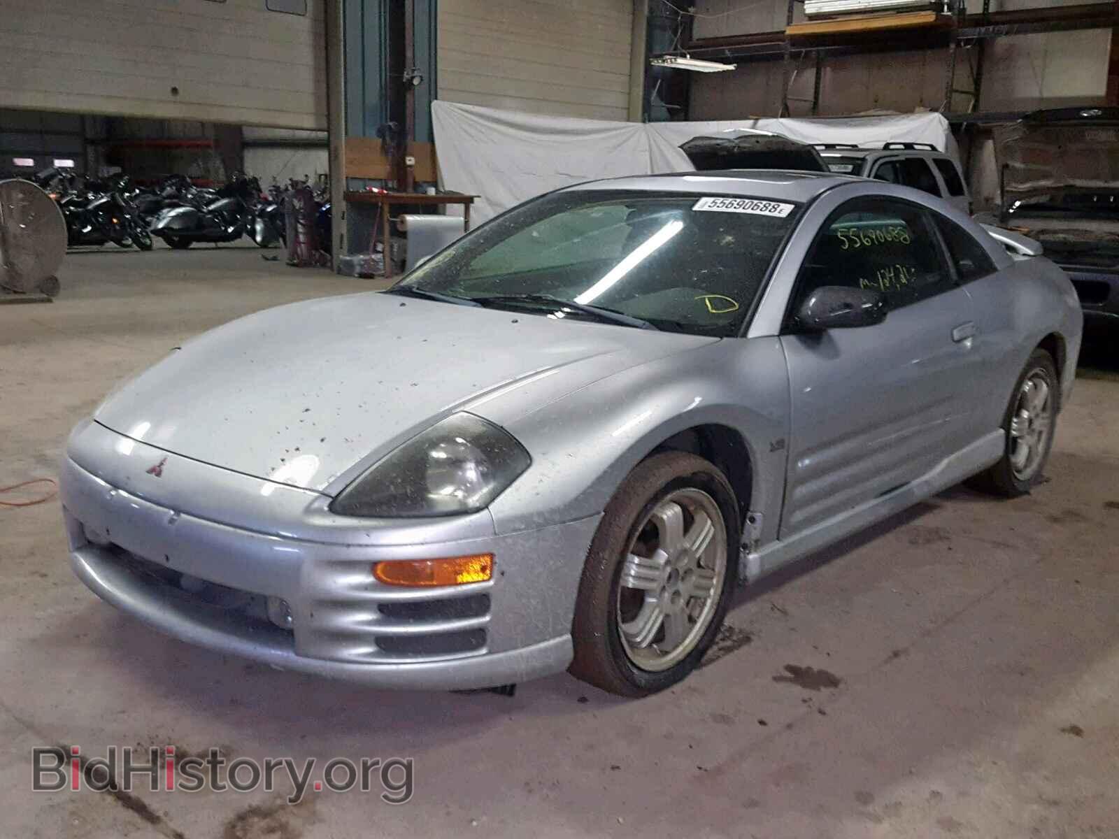 2000 MITSUBISHI ECLIPSE - VIN: 4A3AC84L2YE078077 - Фото 2
