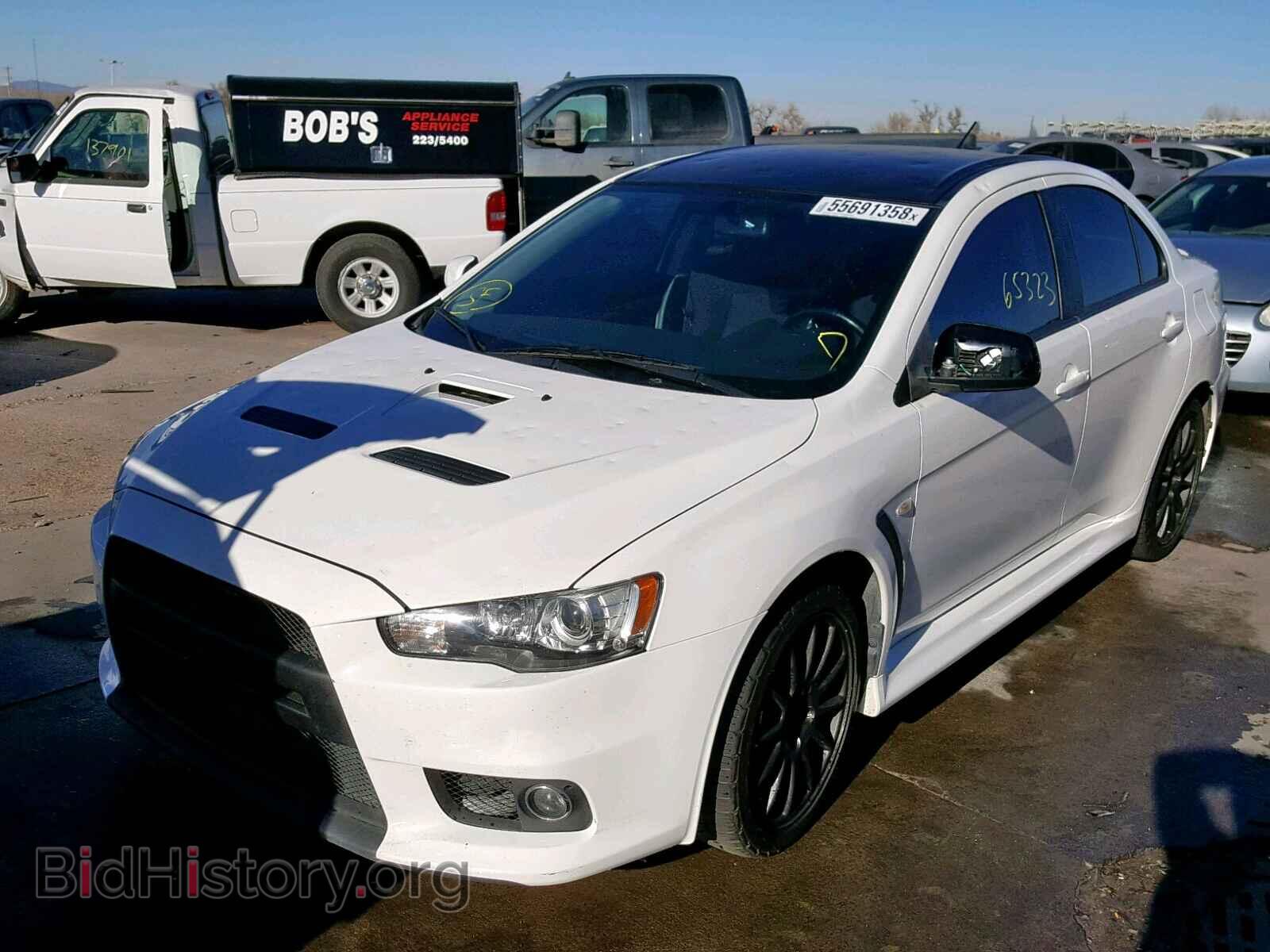 2013 MITSUBISHI EVO - VIN: JA32W5FV1DU024084 - Фото 2