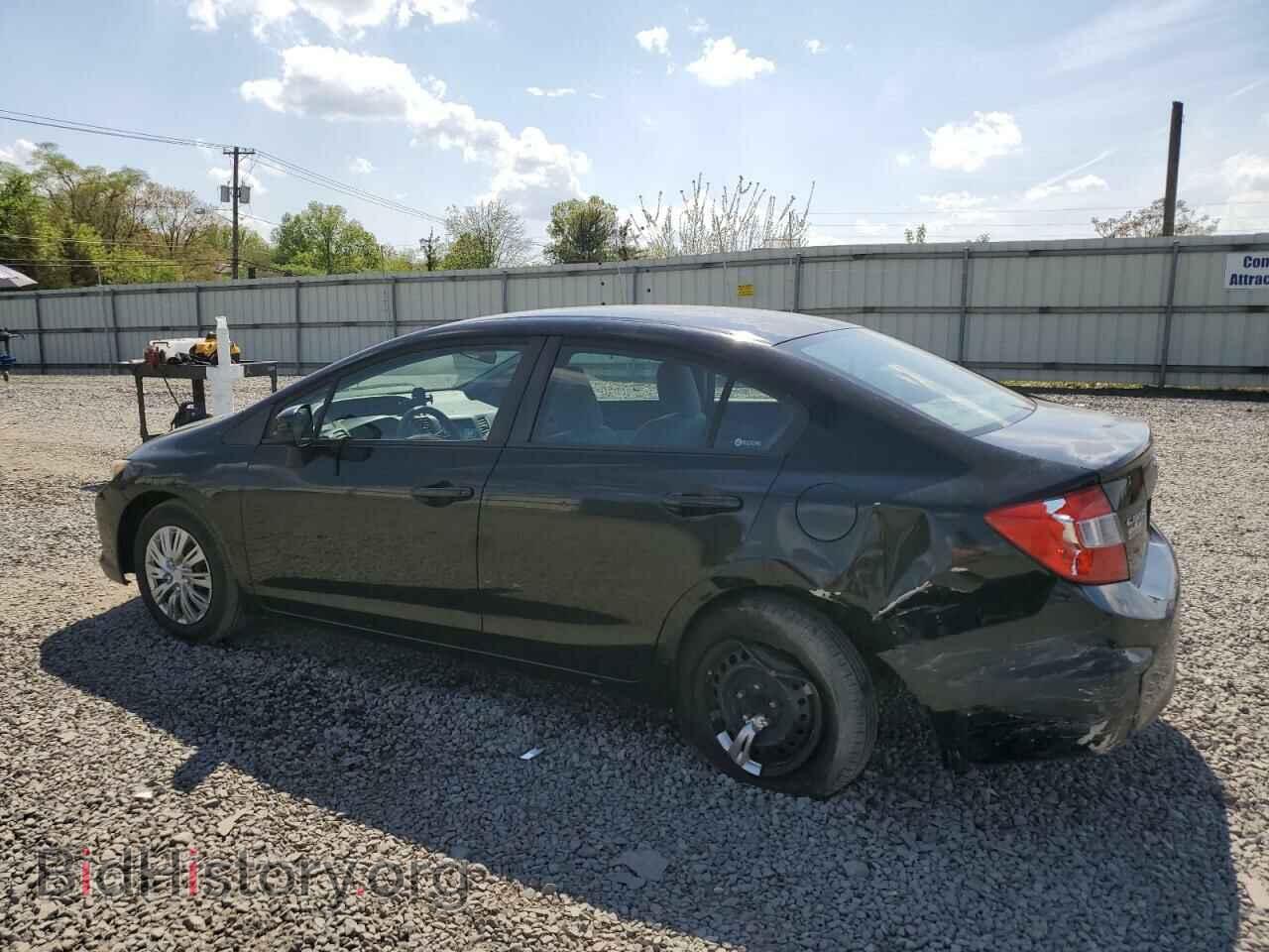 2012 HONDA CIVIC - VIN: 2HGFB2F5XCH526155 - Фото 2
