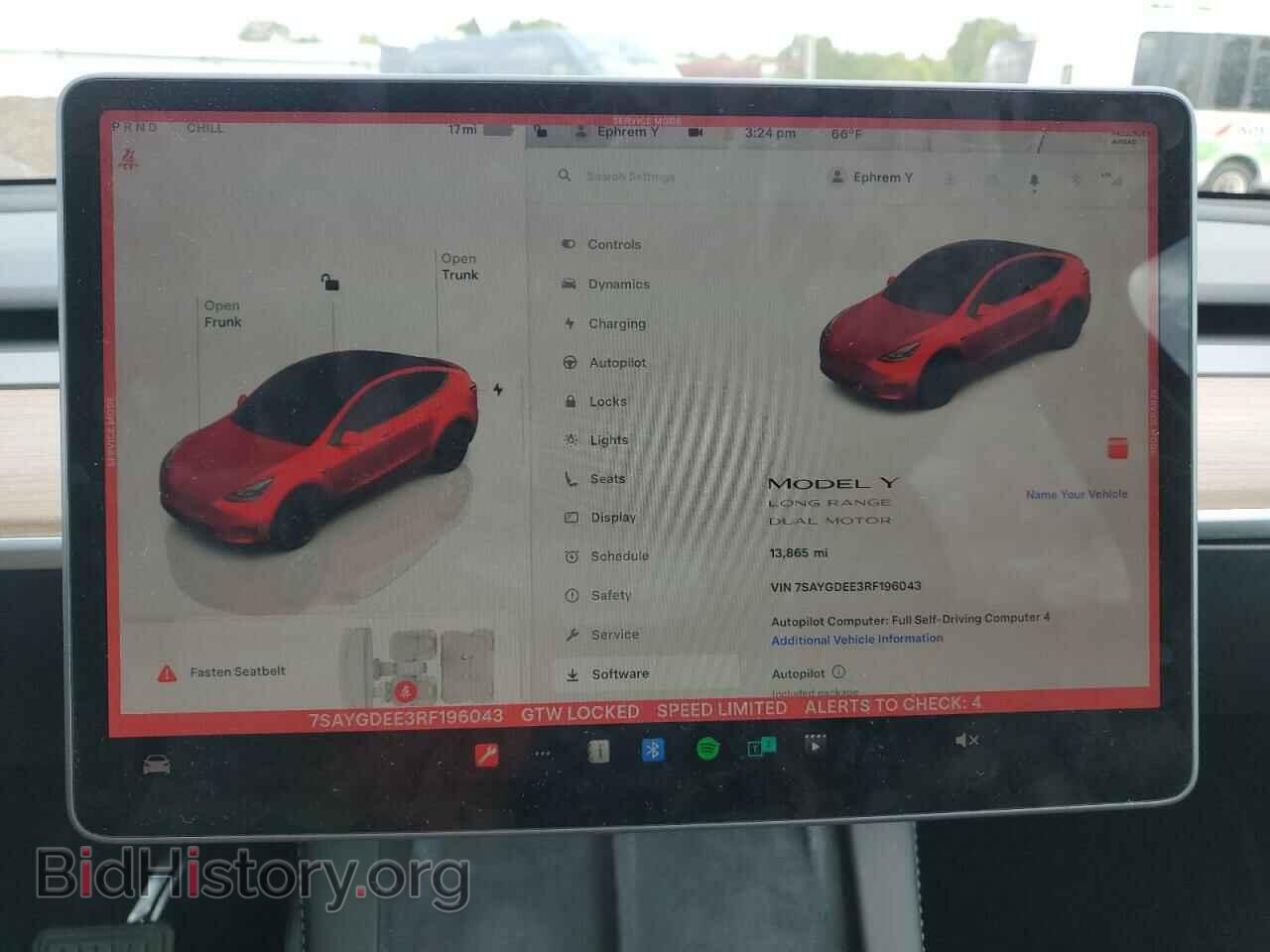 2024 TESLA MODEL Y - VIN: 7SAYGDEE3RF196043 - Фото 9